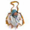 Pomea porte bébé Blue Gray pour poupée 30 à 34 cm