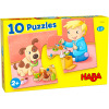 Haba 10 puzzles 2 pièces mes jouets