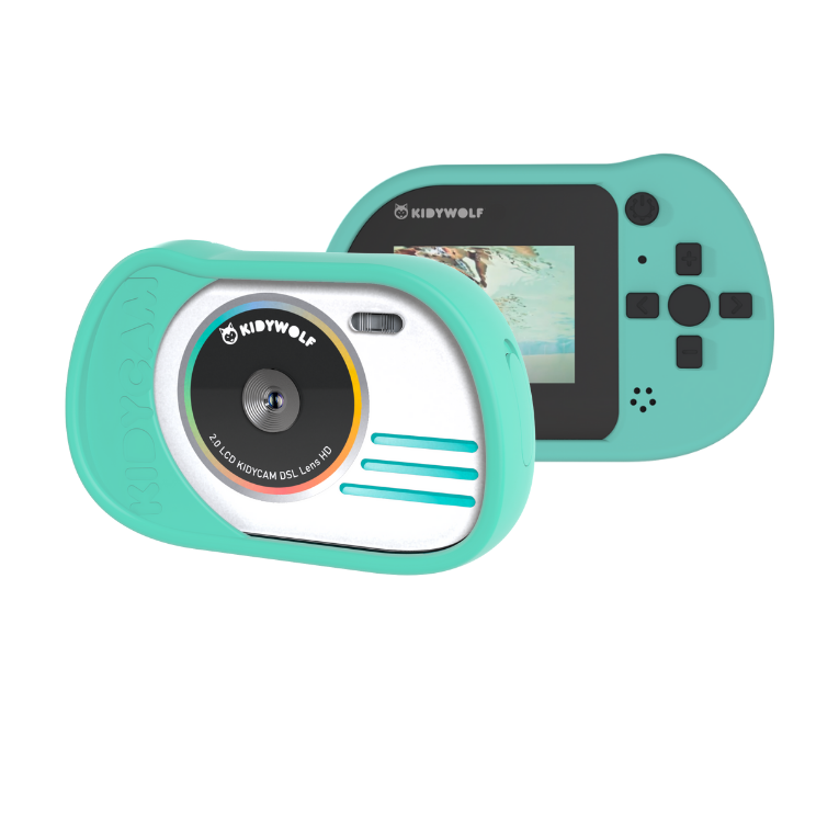 Kidycam cyaan camera voor kinderen vanaf 3 jaar