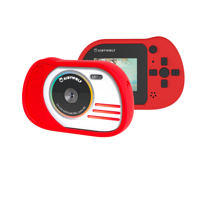 Kidycam rouge appareil photo pour enfants dès 3 ans