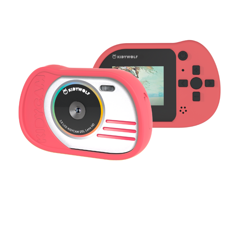 Picknicken ontsnappen ik heb dorst Kidycam roze camera voor kinderen vanaf 3 jaar