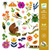 Djeco bloemen en dieren stickers Tuin