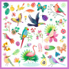 Djeco stickers fleurs et animaux Paradise