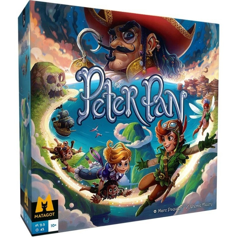 Peter Pan jeu coopératif d'indices et d'exploration