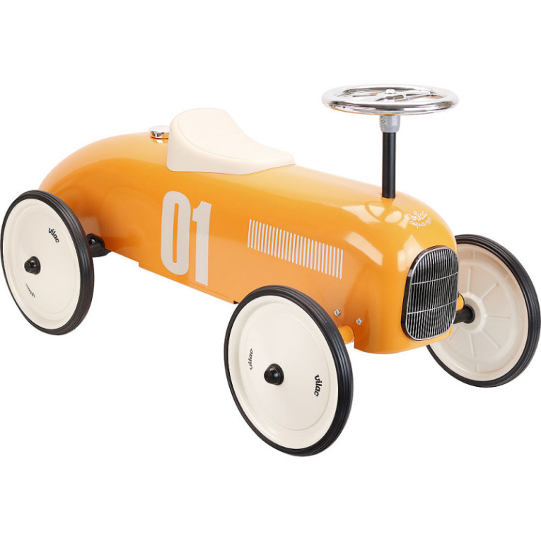 Vilac - 1045 - Porteur voiture vintage orange