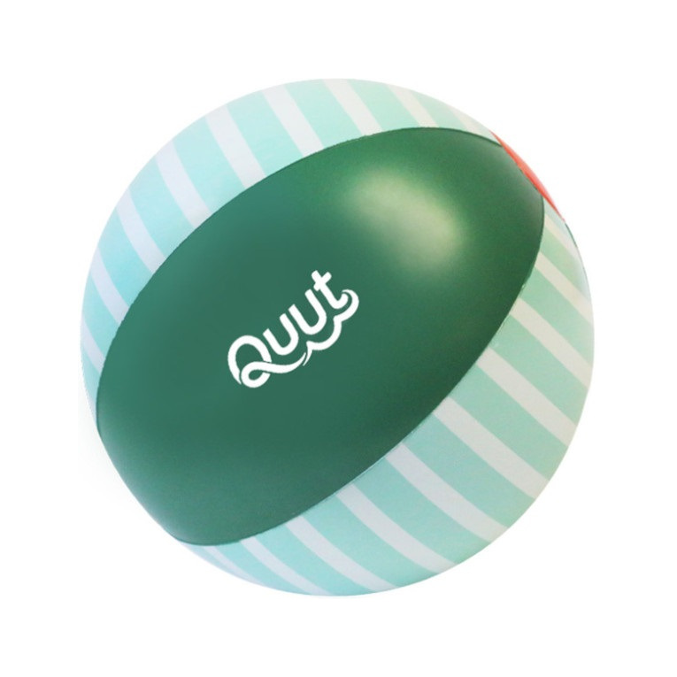 Ballon de plage 30 cm vert jardin Quut