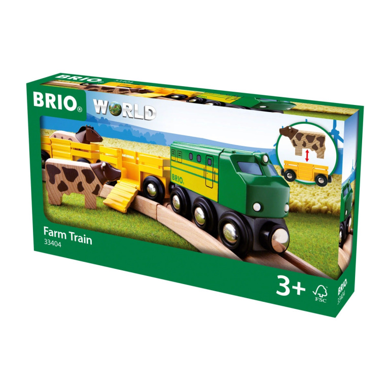 BRIO - Brio World TRAIN DES ANIMAUX DE LA FERME   - 33404