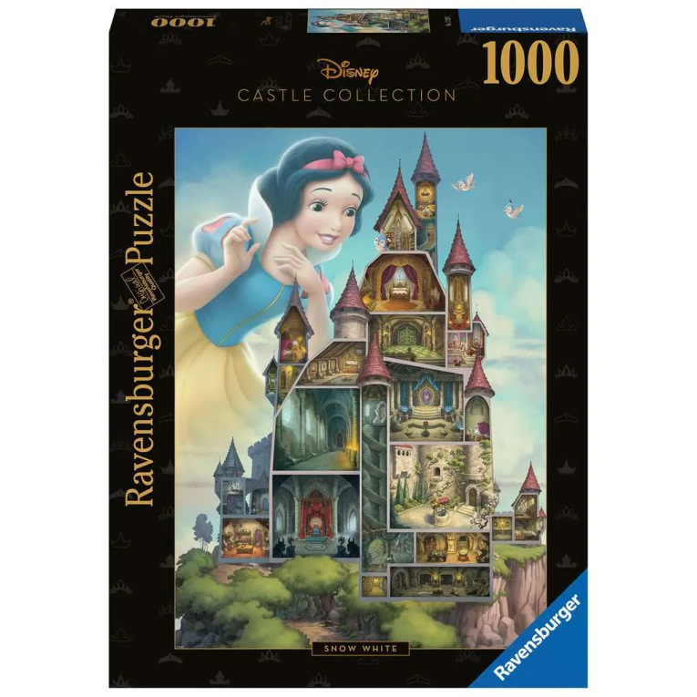 Puzzle 1000 pièces - Châteaux Disney : Blanche-neige