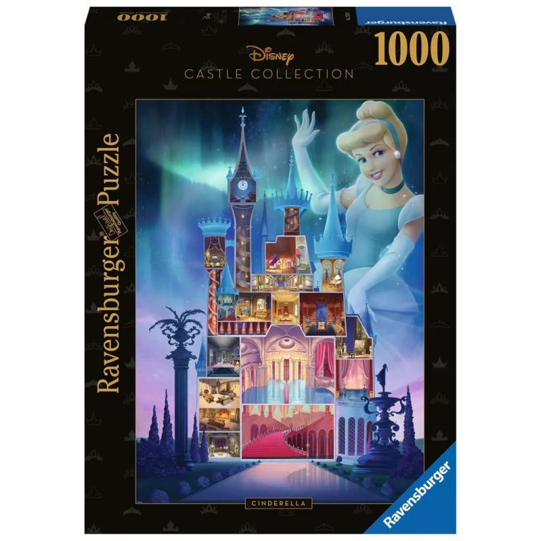 Puzzle 1000 pièces - Châteaux Disney : Cendrillon