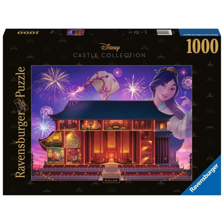 Puzzle 1000 pièces : Belle (Collection Château des Princesses Disney) -  Ravensburger - Rue des Puzzles