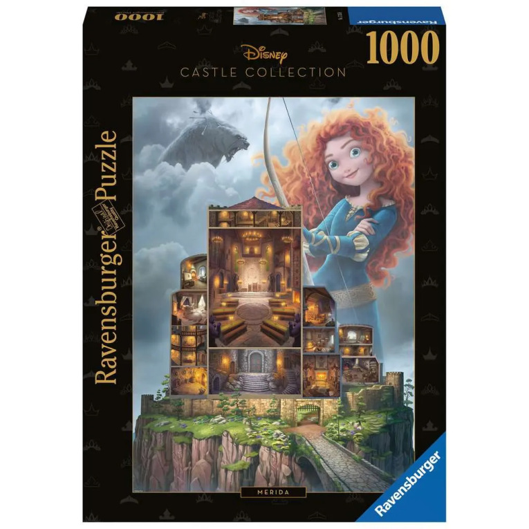 Puzzel 1000 stukjes  - Disney Castles: Merida