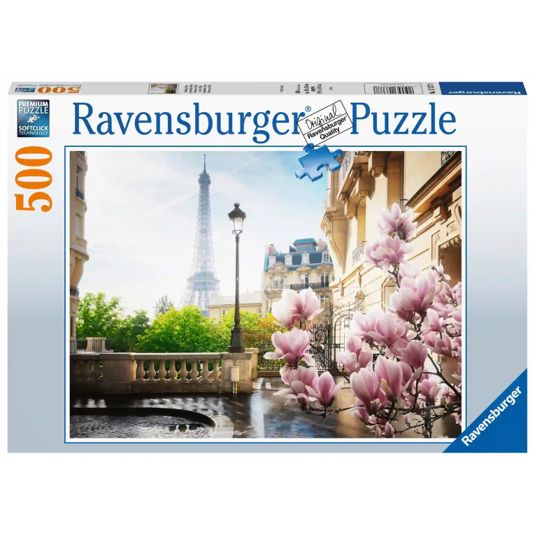 Puzzle de 500 pièces - Printemps à paris - Ravensburger