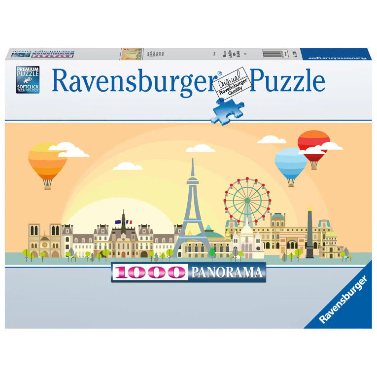 Puzzle de 1000 pièces - Panorama Paris - Ravensburger
