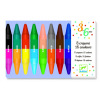 DJECO - Les couleurs  - 8 crayons doubles cotes - DJ08874